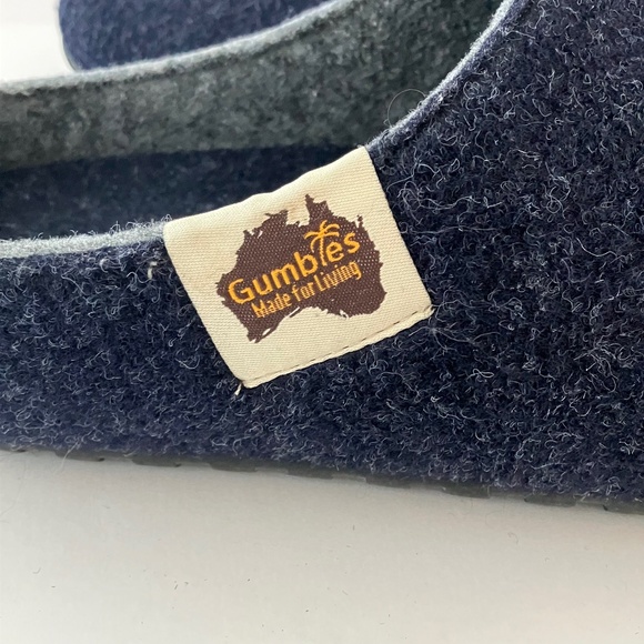 GUMBIES | Outback Slipper, Navy-Grey Mens Size 10/11 High Quality Comfy Slippers - Picture 12 of 17